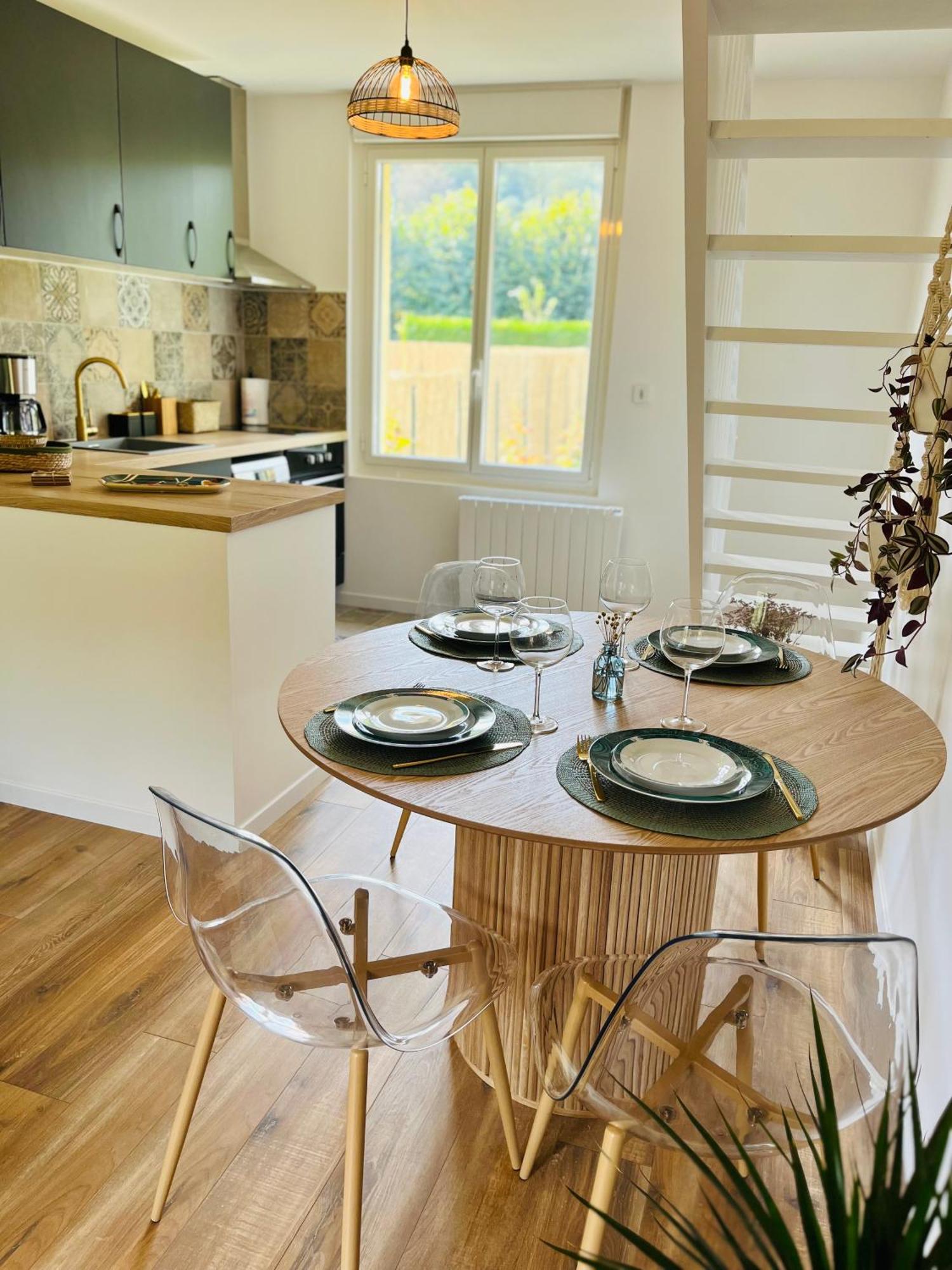 Maison Evasion Voyage Parking Et Jardin By Art De Voyager 埃特勒塔 外观 照片
